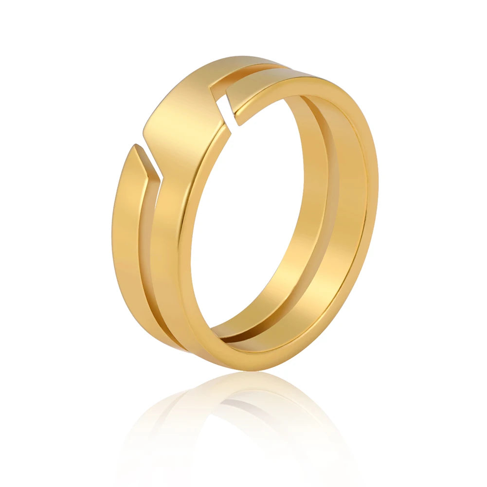 "Slice" - unisex fashion ring