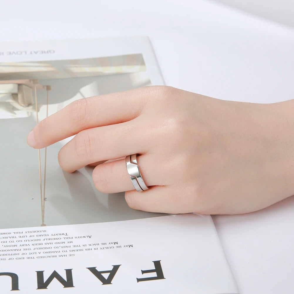 "Slice" - unisex fashion ring